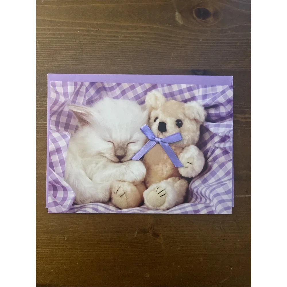 Lot of 8 Miscellaneous‎ Cat Greeting Cards